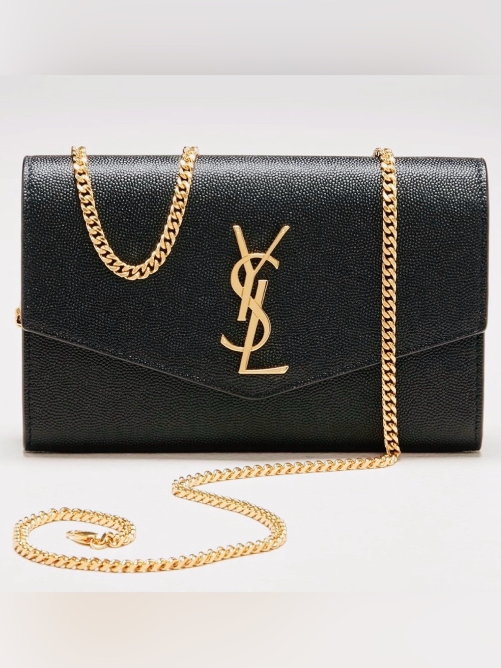 Saint Laurent NWT uptown pebbled leather bag
